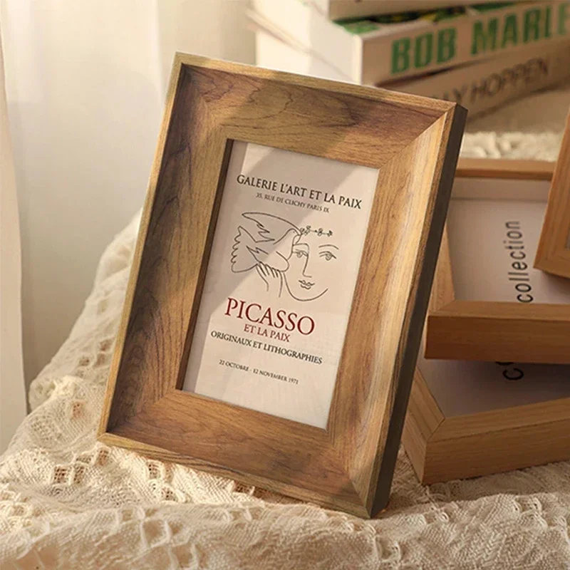 Engraved Wood Frame - إطار صور خشبي 5/6/7/8/10 بوصة مقاس