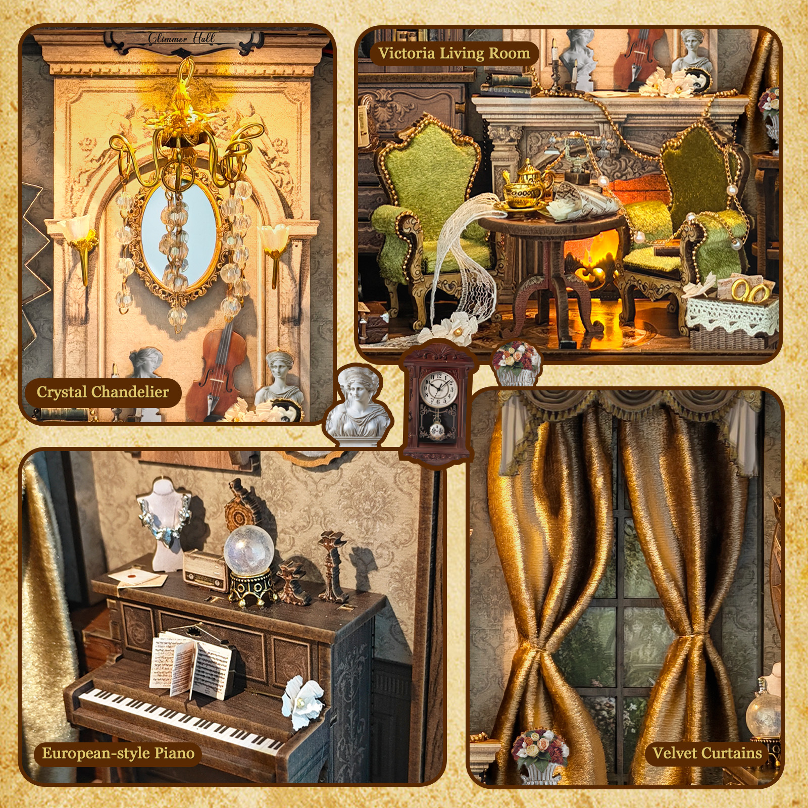 طقم نموذج تجميع ثلاثي الأبعاد  - مراجعة Engraved Wood Frame وسعره