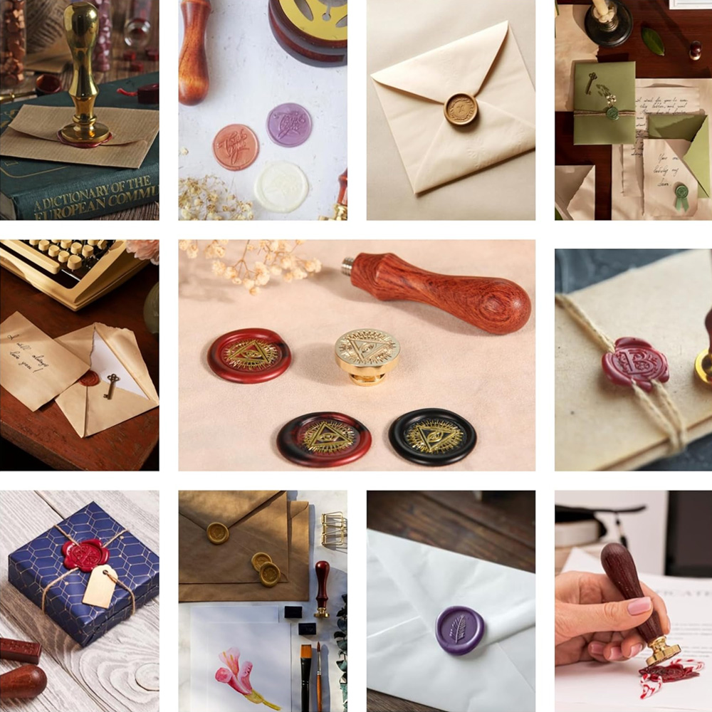 ختم شمعي مخصص، طقم ختم شمعي شخ - مراجعة Wax Seal Letter Kit وسعره
