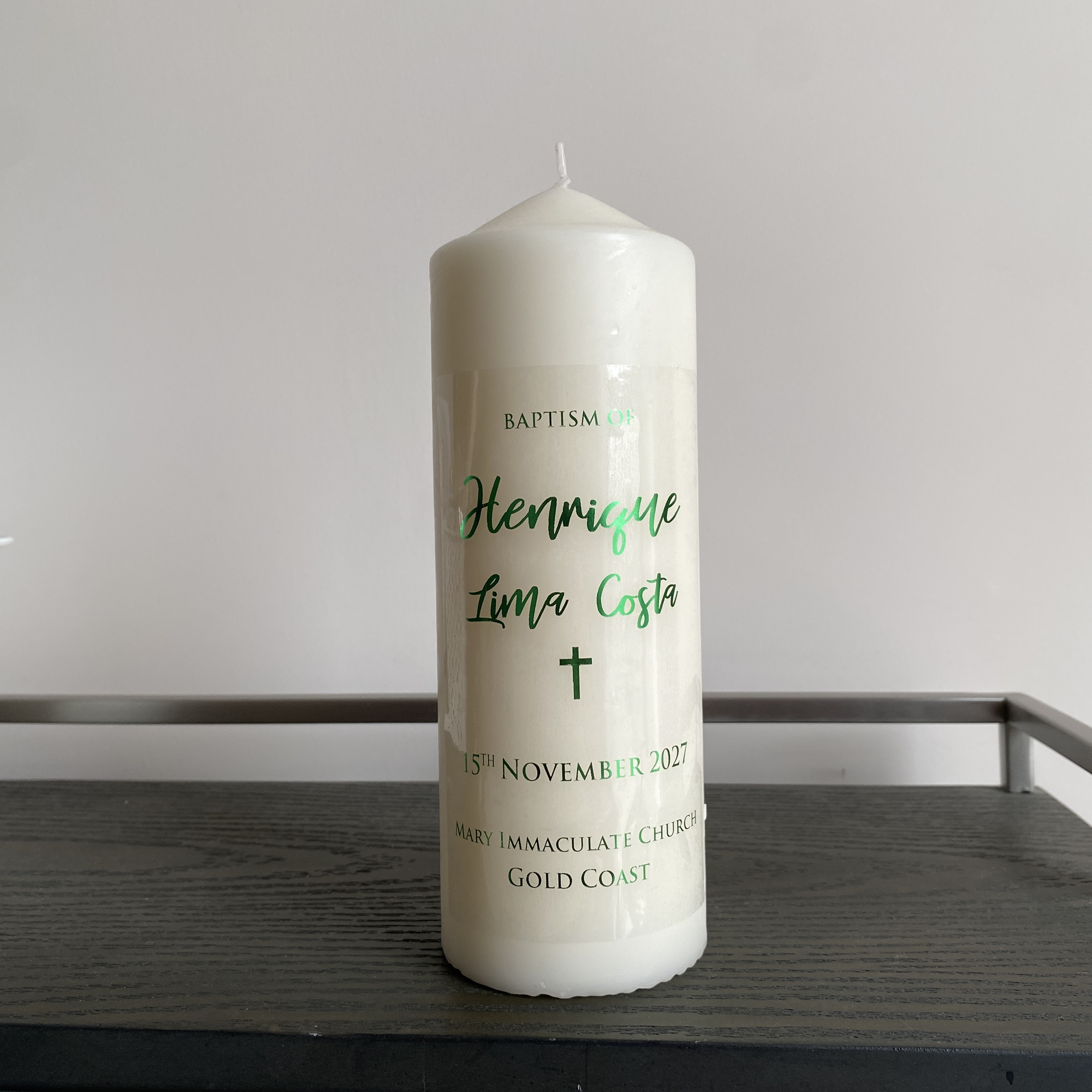 1 شخصية الزفاف شمعة التسمية ال - مراجعة Personalised Candle Label وسعره