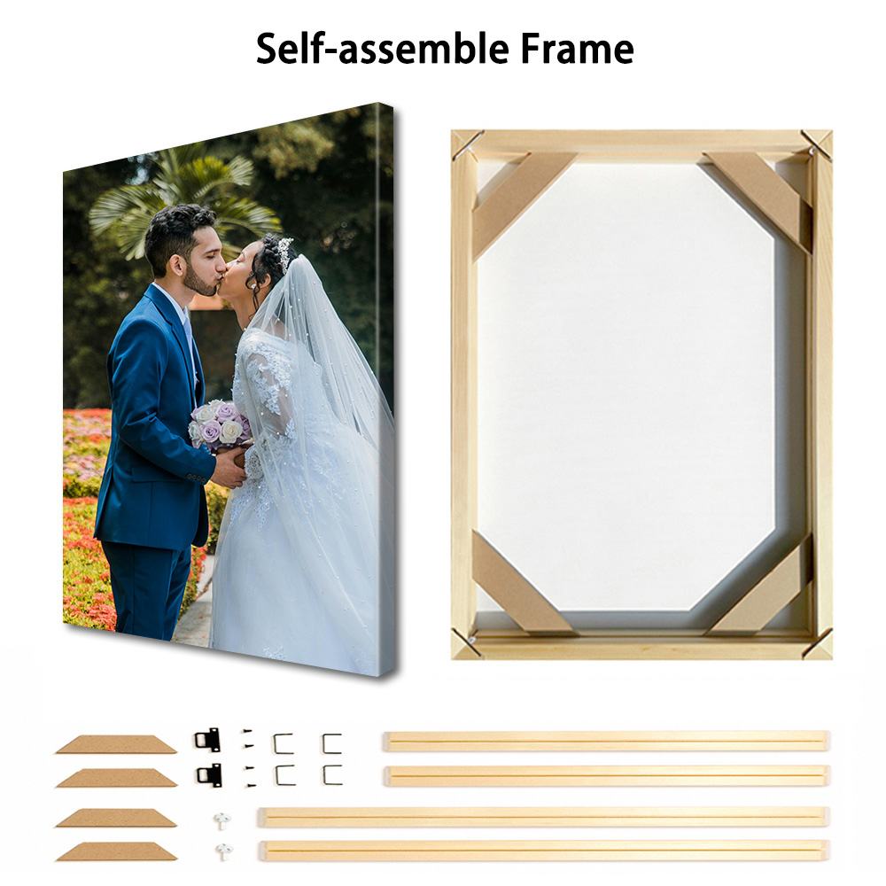 قطعة واحدة من الصور المخصصة عل - مراجعة Engraved Wood Frame وسعره