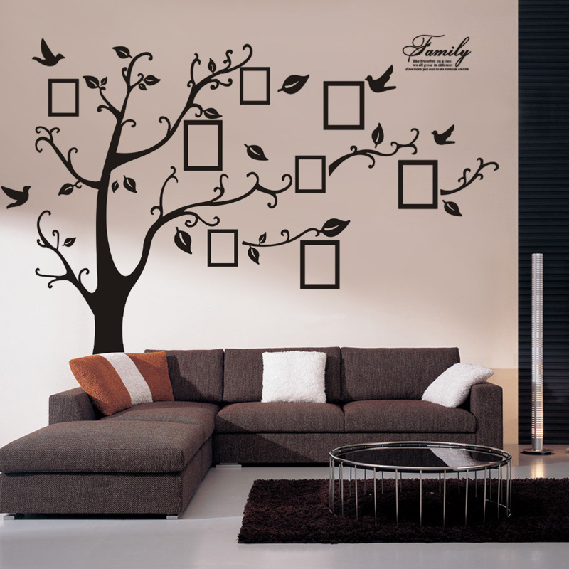 ملصقات جدارية كبيرة الحجم على  - مراجعة Family Tree Print وسعره