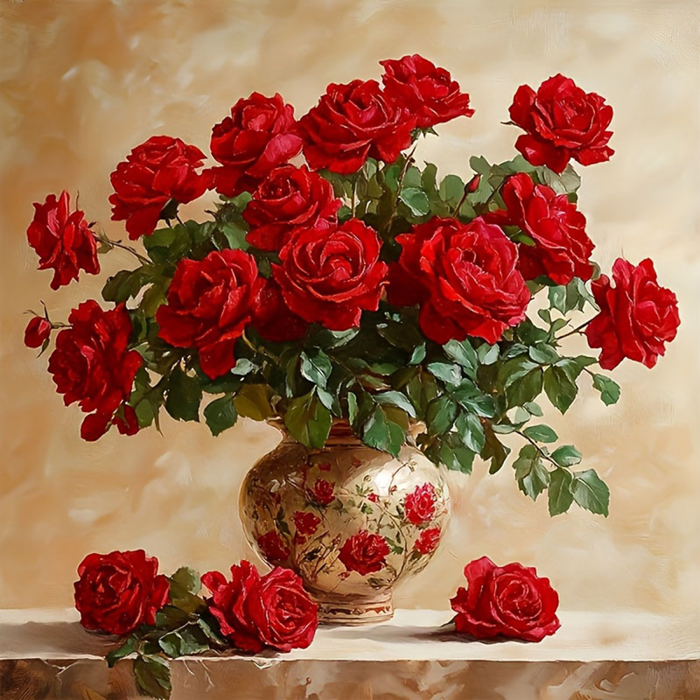روز الماس اللوحة كامل مربع جول - مراجعة Photo Mosaic Print وسعره