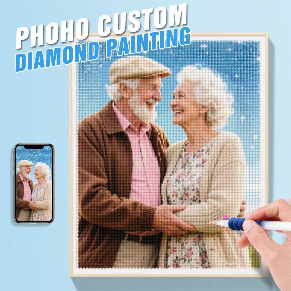 HUACAN 5d Diy الماس الفسيفساء  - مراجعة Photo Mosaic Print وسعره