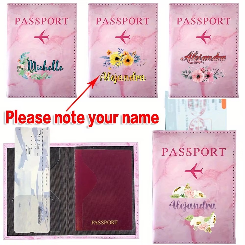 حافظة جواز سفر مخصصة من الجلد  - مراجعة Personalized Name Box وسعره