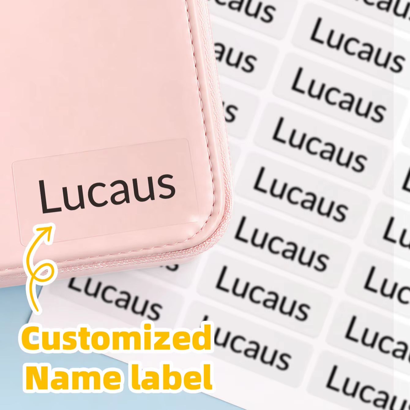 1-240 قطعة ملصقات مخصصة بالاسم - مراجعة Personalized Name Box وسعره
