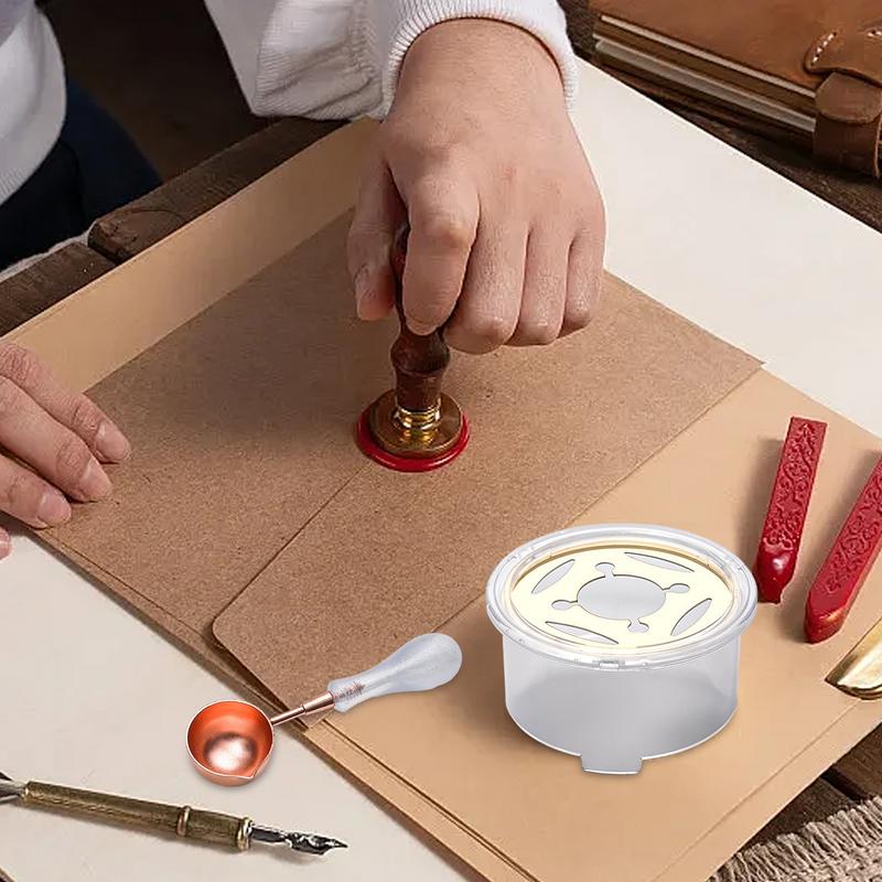 ختم الشمع عدة ختم الشمع Melter - مراجعة Wax Seal Letter Kit وسعره