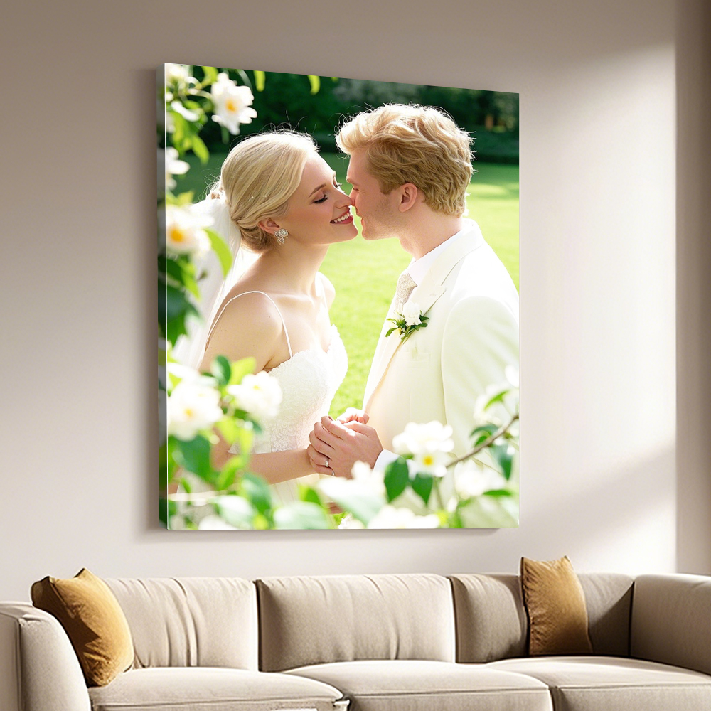1 قطعة صور مخصصة مع إطار خشبي  - مراجعة Engraved Wood Frame وسعره