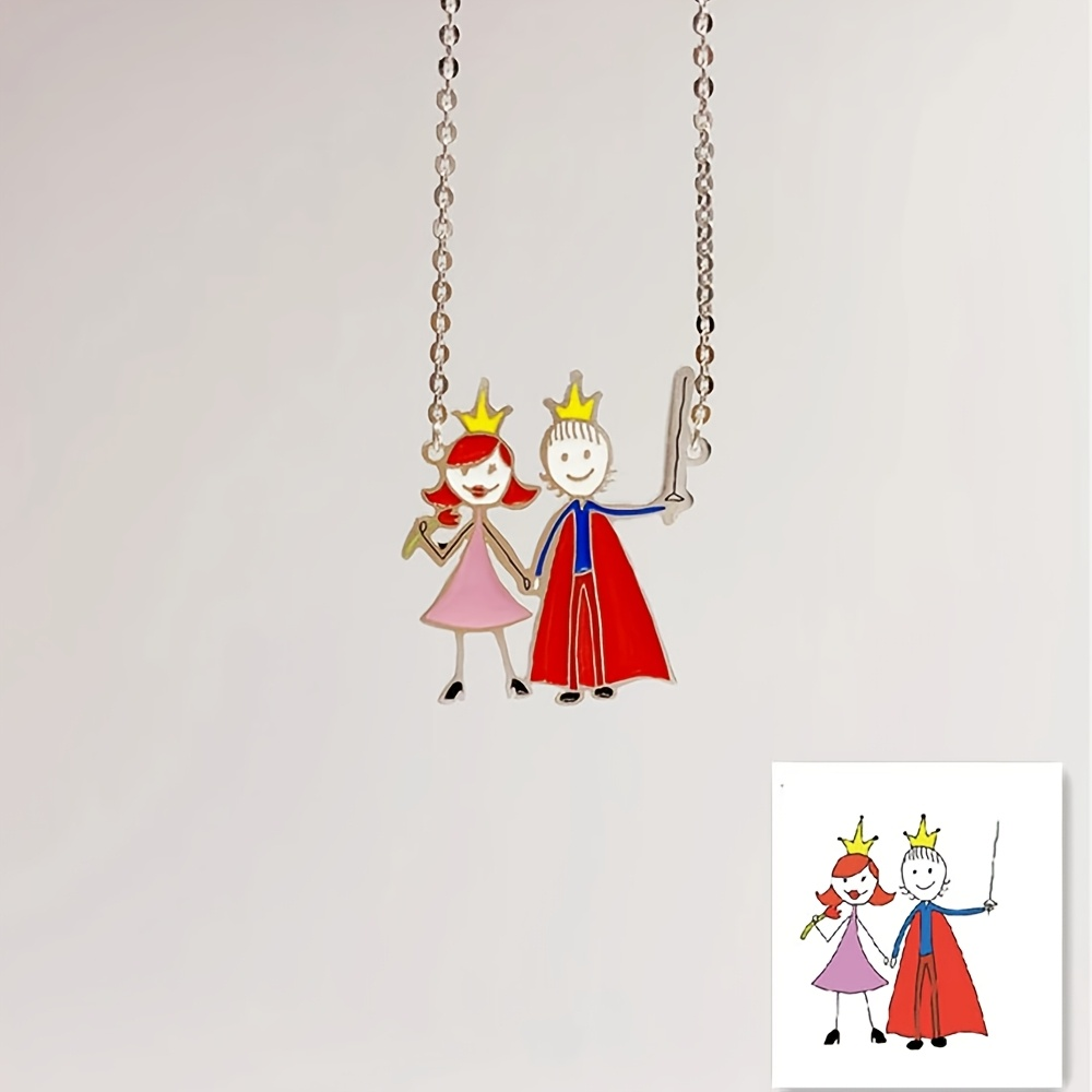 قلادة تذكارية للأطفال بتصميم ر - مراجعة Name Necklace Custom وسعره